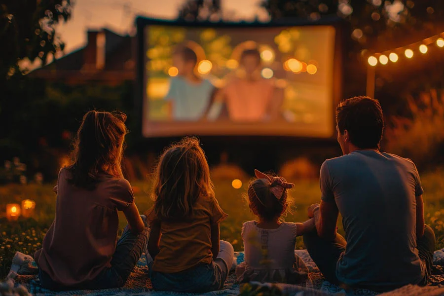 movie theater in home